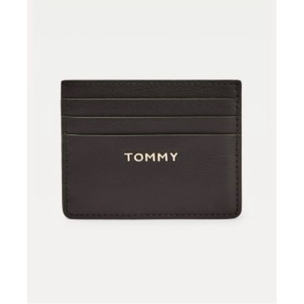 Tommy Hilfiger Women's Tommy Credit Card Holder, OS, Black